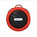 Produktbild NSOP Tragbare Drahtlose Bluetooth-Lautsprecher, Outdoor-Subwoofer und Wasserdichter Mini-Bluetooth-Lautsprecher mit Saugnapf Für Camping, Strand, Sport, Pool-Party, Dusche,Red