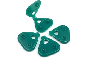 CENPEK Lot de 20 pinces à linge pour serre - Clips de fixation anti-oiseaux - Boucles fixes