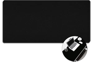 FYSARAN Non-Slip Desk Pad, Waterproof PVC Leather Desk Blotter, Office Desk Mat, Large Mouse Pad, Easy Clean Table Protector, Laptop Desk Writing Mat for Office Work/Home