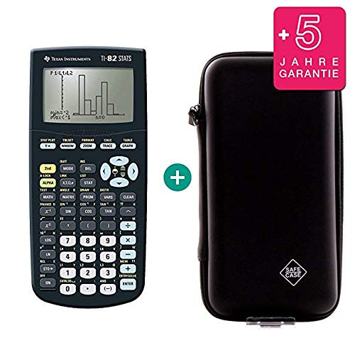 Texas Instruments TI-82 Stats + Erweiterte Garantie + Schutztasche