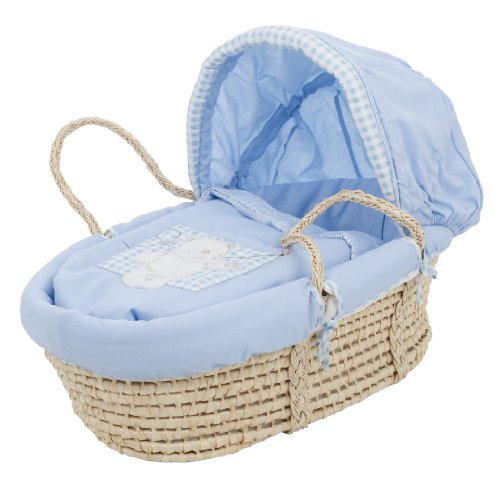 Obaby B is for Bear Moses Basket (Blue)
