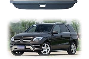 Aojiek Auto Laderaumabdeckung Kofferraumabdeckung Rollo FüR Ml W166 Ml320 Ml350 Ml400 500 Ml63 Amg 2012-2015 Kofferraum Schutz Abdeckung GepäCkraumabdeckung Einziehbar