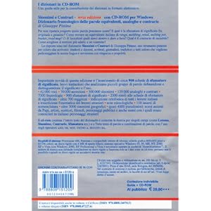 Sinonimi e contrari. Dizionario fraseologico delle