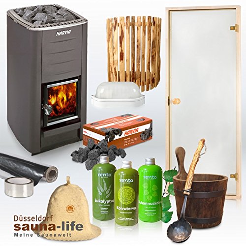 Preisvergleich Produktbild Saunabausatz "M2 WOOD.DE", Holzofen, Holzofen Set