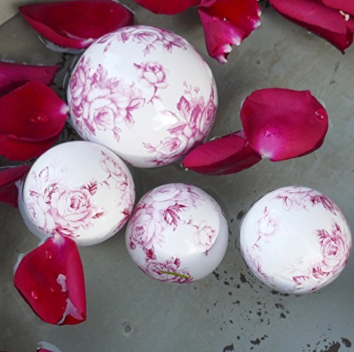 Schwimmkugeln Rose Set 2