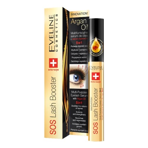 SOS Lash Booster Multi-Purpose Eyelash Serum 5 in 1 with Argan Oil 10ml