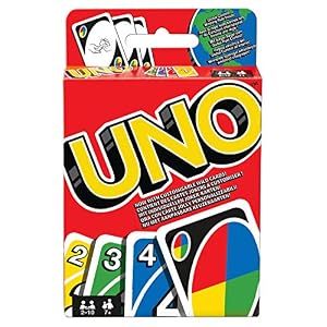 Mattel Games – UNO Original – Juego de Cartas Familiar – Clásico – Baraja Multicolor de 112 Cartas – De 2 a 10 Jugadores – para Niños y Adultos – Regalo para 7+ Años, W2087