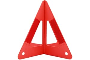 TBEST Trójkątny Znak Ostrzegawczy, Przenośny Samochód Awaryjny Odblaskowe Ostrzeżenie Znak Stopu Bezpieczeństwa na Drodze