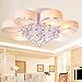 Produktbild LED-Kristalldecken Wohnzimmer modernen minimalistischen Aluminium-Schlafzimmerlampe Restaurantk¨¹che Balkon Decke Gre 950 * 400mm runde Fernbedienung Schalter E27 Lampenfassung
