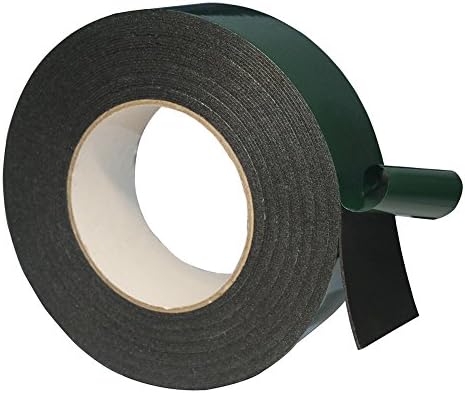 Sponge Tape 10m 50mm Double Sided Foam Tape Mounting Adhesive Tape Roll Strong Waterproof Black