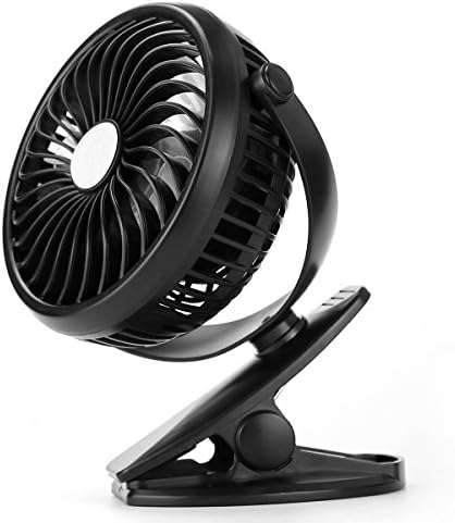USB Kids Buggy Clip on Fan - HYH HY001 (2017 New Design) Pram Stroller Mini Battery Hand Held Silent Fans For Buggy, Pram, Pushchair, Baby Crib, Night Including 1*2200mah Rechargeable Battery, Less than 5mm (0.2 inch) Mesh, Blocking Child Fingers, Very Safety, Stepless Variable Speed, 1*59 inch (1.5M) USB Cable, 360° No Dead Angle Rotation, 32dB Super quiet, 2-6 Hours Supper Long Battery Supply, Heavy-Duty ABS Engineering Plastics (Mini Crib Stroller Clip Fan, Green)