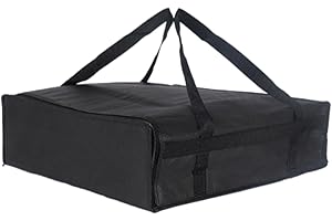LOVIVER Sac Isotherme pour Pizza, Sac Professionnel pour Livraisons, Sac Fourre-Tout pour Épicerie, Sac de Livraison de Nourriture pour Restauration, 40x40x15cm