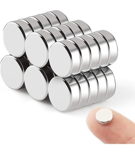 Brudazon | 25 Mini Magneti Dischi Da 6x2mm | Grado Magnetico N52