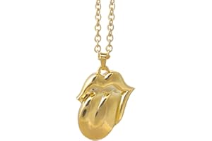 THE ROLLING STONES OFFICIAL JEWELRY The Rolling Stones Gold Tongue Necklace