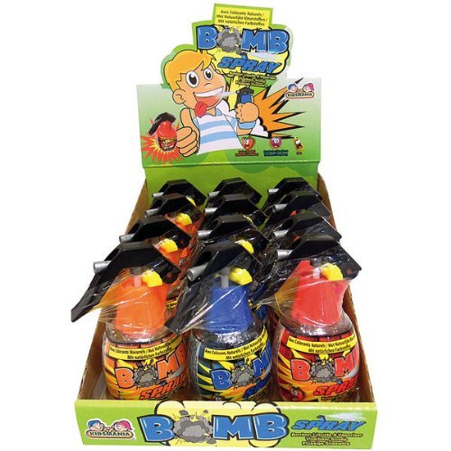 Preisvergleich Produktbild Bomb Candy Spray / Sprühbehälter - Display mit 12 Inhalt