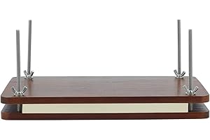 BENECREAT Kit di Rilegatura di Libri Da 30x20 cm, Pressa Portatile In Legno Marrone Cocco per Libri, Rilegatura Rettangolare per Forniture di Libri per Rilegatura Fai-Da-Te