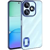 Zore Xiaomi ile uyumlu Redmi 13 4G Kılıf Kamera Korumalı Logo G&ouml;steren Zore Omega Kapak Sierra Mavi