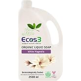 Ecos3 Organic White Magnolia Extract Paraben-Free Liquid Soap (1 x 2500 mL)
