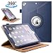 Produktbild SYNTAKS iPad Hülle 9,7 Zoll 2018/2017 360 Grad drehbarer Ständer Smart Schutzhülle mit Auto Wake/Sleep für Apple iPad 9,7 Zoll 6th/5th Generation