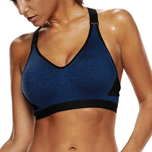 Attraco Damen Mittlerer Halt Sport-BH Active Fitness BH Ohne Bügel