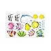 Produktbild Bluelover Tropisch Cartoons Fisch Meer Blase Ozean Welt Abnehmbar Wand Badezimmer Aufkleber Glas Pastes Dekor - S& D3