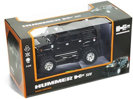 Hummer GM Car with RC, Scale 1: 24 (Black 80506)