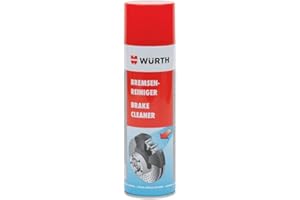 Würth - Limpiador de frenos profesional de 500 ml, desengrasar, limpiar fácilmente un motor, discos o pastillas de freno, un cárter