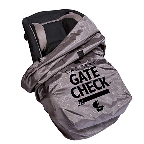 J.L. Childress Gate Check Bag Deluxe para Sillas de Coche - Bolsa Protectora de Viaje (Color: Gris)