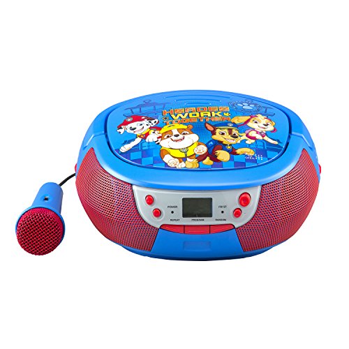 Preisvergleich Produktbild Paw Patrol CD Boombox mit Mikrofon und AM / FM Radio