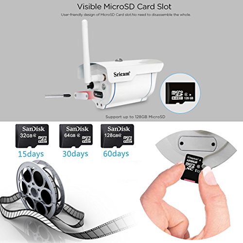 sricam SP007, 12 V, White, 1, Set di 3 Pezzi