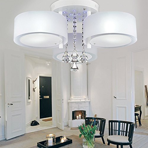 Preisvergleich Produktbild Edelstahl-LED-Deckenleuchte modernen minimalistischen Schlafzimmer leuchtet Aluminium Decke Restaurant K¨¹che Wohnzimmer Balkon 3-Fernbedienung umschalten Gre 650 * 300mm