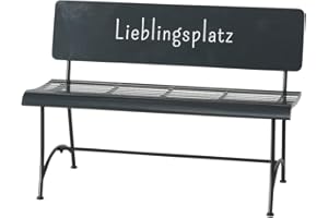 BOLTZE Bank Lieblingsplatz L115cm grau Eisen