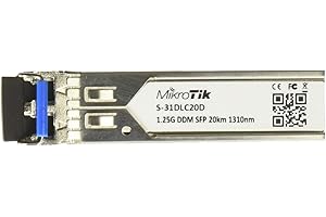 Mikrotik S-31DLC20D Transmetteur fibre SFP monomode 20 km