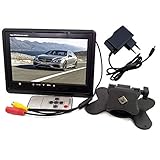 LCD-Monitor TFT 7 A Farbe Auto Wohnwagen X Fernbedienung und Ladegerät