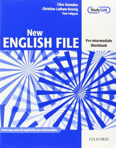 Télécharger New English file : Pre-intermediate Workbook PDF