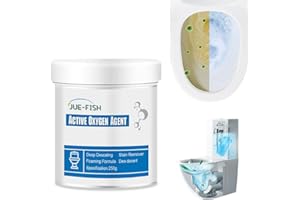 FUXNGZI Toilet Active Oxygen Agent, WC Reiniger Schaum, Kraftvoller WC Reiniger, Kalkentferner Urinsteinlöser, Idealer Kloreiniger für Glanz und frischen Duft (250g, 1 Stück)