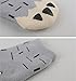 LifeWheel 4-Pair Thick Anti-Slip Cotton Paw Print Pattern Terry Socks For Baby 0-4yrs M