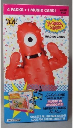 Yo Gabba Gabba Trading Card Value Box [Toy]