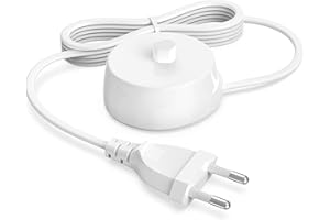 DCFUN Chargeur Brosse à Dents pour Oral b, Chargeur de Brosse à Dents Electrique, pour Braun Modèle 3757, pour Pro 3 3000/8900/9900, Smart 4500/5000N/iO3/iO4 Cordon d'alimentation de à Induction étanche