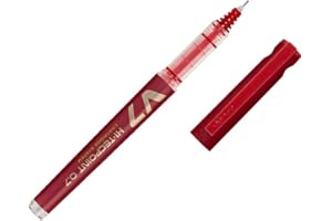 Pilot - PILOT Stylo roller V7 Hi-Tecpoint, rechargeable, rouge