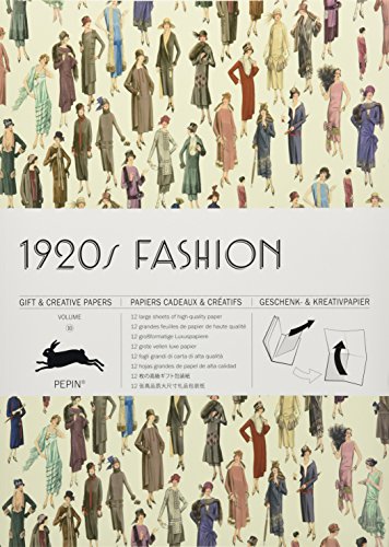 Télécharger 1920s Fashion, Vol. 10 : Grandes feuilles de papier cadeau de haute qualité PDF