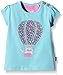 Kite Baby-Girls Kitty Balloon Crew Neck Short Sleeve T-Shirt, Blue (Aqua), 12-18 Months