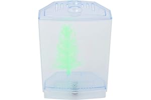 PSSOPP Mini Aquarium Fish Tank Transparent Betta Bowl Fish Breeding Box Acrylic Fish Isolation Box Hatching Incubator for Baby Fishes Guppy Betta(Single)