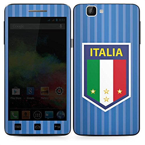 Wiko Rainbow Case Skin Sticker aus Vinyl-Folie Aufkleber Italien EM Trikot Fußball Europameisterschaft