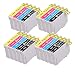 Produktbild Perfect Print Kompatible Tintenpatrone Ersatz für Epson Stylus SX230 SX235 W SX420 W SX425 W SX435 W SX440 SX445 W SX525WD SX535WD SX620FW T1295 (schwarz/cyan/magenta/gelb, 18er)