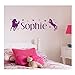 Personalised Horse Wall Sticker, Any Name, Any Colour, Childs Bedroom.