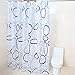 Produktbild LUYIASI- Duschvorhang Frische und einfache Mode Pebble Badezimmer Vorhänge Wasserdichte Verdickung zu verhindern, Moldy PEVA Duschvorhang (ausgestattet mit Haken) Shower Curtain ( größe : 180cm*180cm )