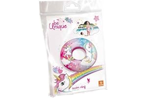 Mondo Uniseks - Dzieci Unicorn MOO16778 Koło do Pływania, Wielokolorowy, Ø 50 cm