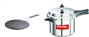 Prestige Hard Anodised Plus Cookware Induction Base Roti Tawa, 225mm, Black