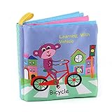 [Frühes Lesen, Interesse und Bildung] Baby-Stoffbücher sind Lernspielzeug, die besondere Kunst, die wichtigen Fähigkeiten des Babys zur Förderung: Vorstellungskraft, Sprach- und Lesefähigkeit, Kommunikations- und Sinnesfähigkeiten.